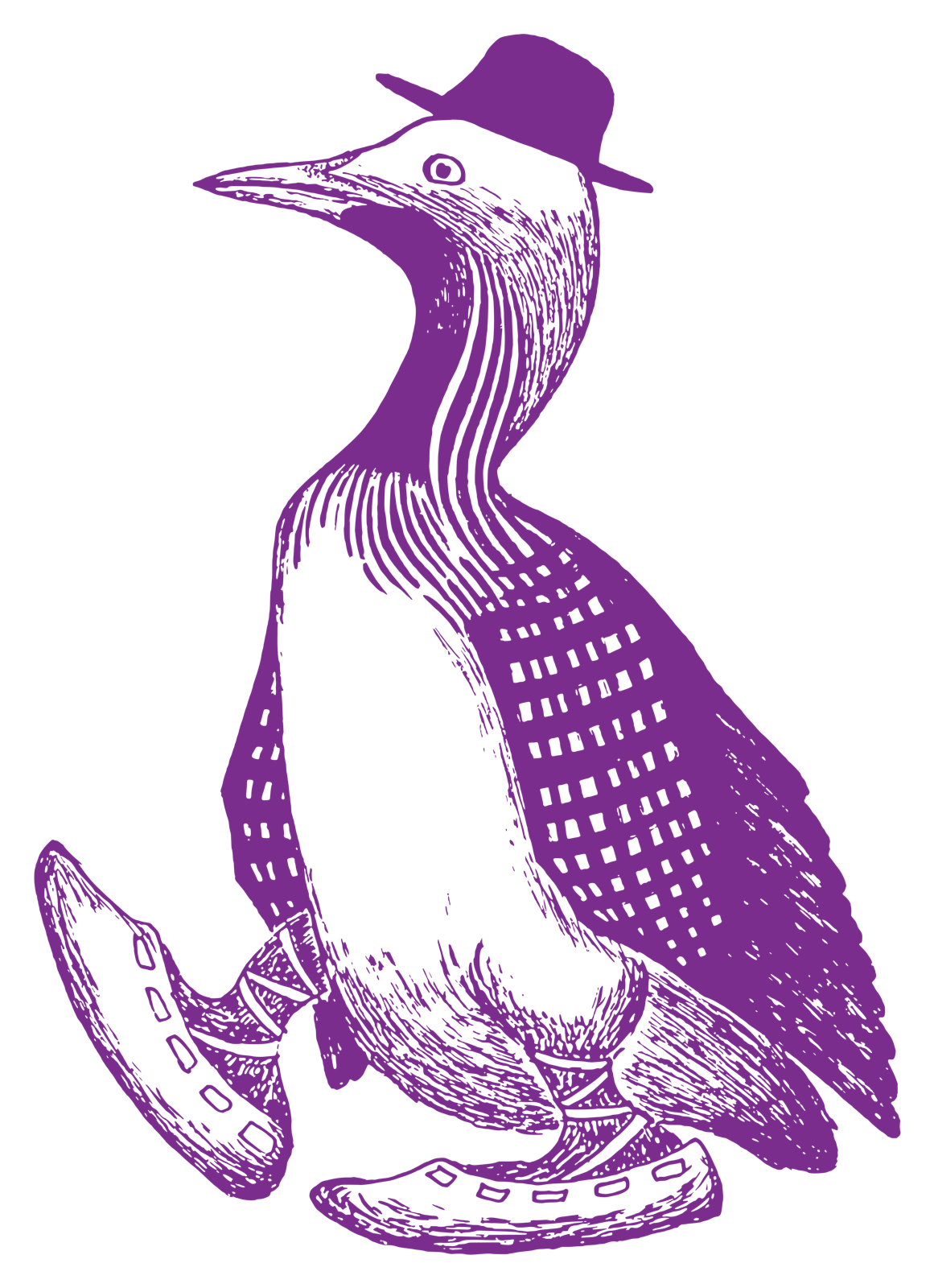 Kakerdaja lind – violetne