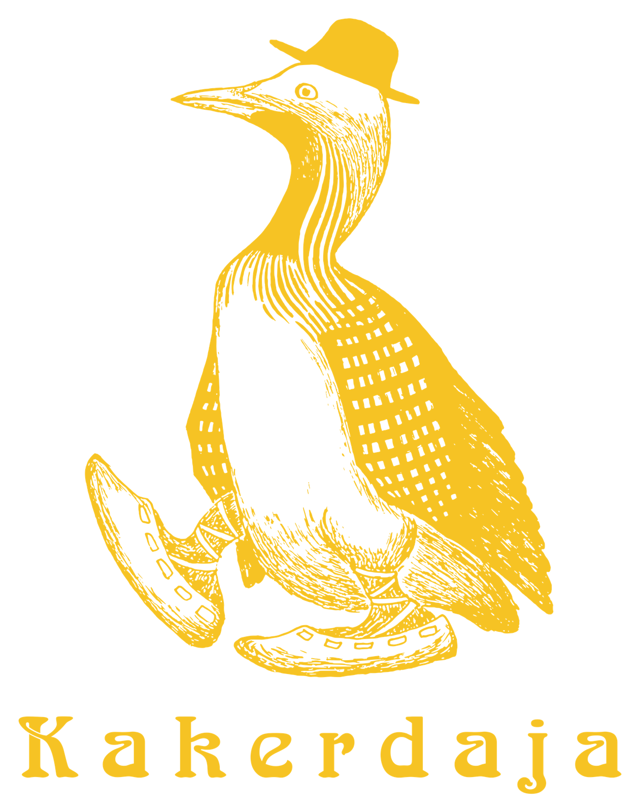 Kakerdaja logo – kollane